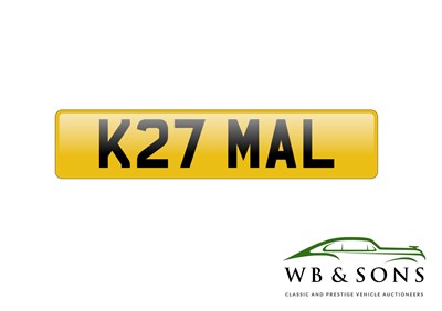 Lot 176 - Registration - K27 MAL