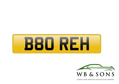 Lot 116 - Registration - B80 REH - NO RESERVE