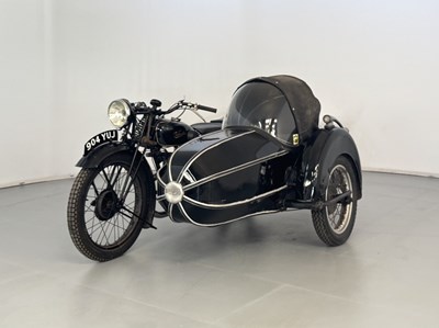 Lot 5 - 1950 Velocette and Sidecar - NO RESERVE
