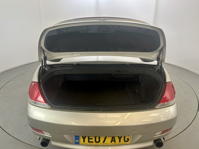 Lot 10 - 2007 BMW 630i Sport