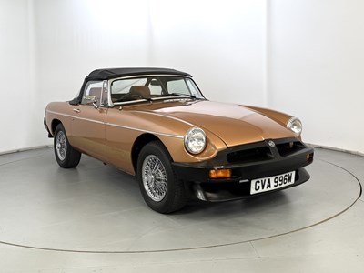 Lot 6 - 1981 MG B LE Roadster