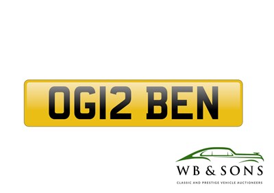 Lot 88 - Registration - OG12 BEN - NO RESERVE