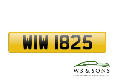 Lot 164 - Registration - WIW 1825 - NO RESERVE