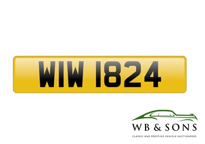 Lot 143 - Registration - WIW 1824 - NO RESERVE