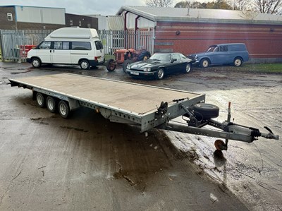 Lot 108 - Woodford Tri-Axle Car Trailer