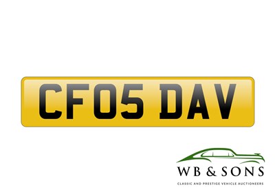 Lot 115 - Registration - CF05 DAV - NO RESERVE