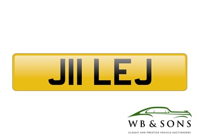 Lot 156 - Registration - J111 LEJ - NO RESERVE
