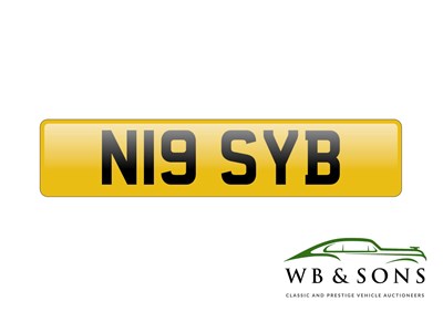 Lot 152 - Registration - N19 SYB - NO RESERVE