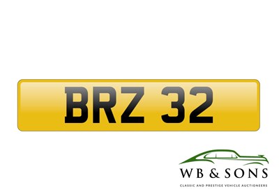 Lot 83 - Registration - BRZ 32