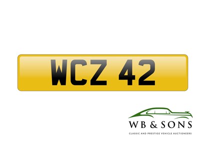 Lot 195 - Registration - WCZ 42