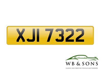 Lot 113 - Registration - XJI 7322
