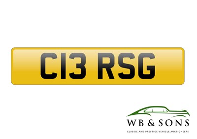 Lot 197 - Registration - C13 RSG