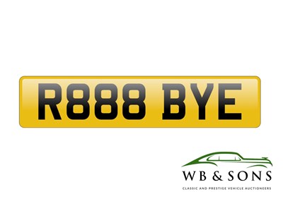 Lot 196 - Registration - R888 BYE