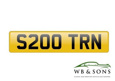 Lot 39 - Registration - S200 TRN - NO RESERVE