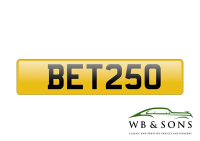 Lot 107 - Registration - BET 250