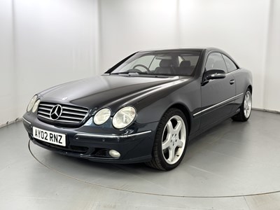 Lot 127 - 2002 Mercedes-Benz CL600 - NO RESERVE