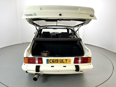 Lot 87 - 1986 Ford Escort RS Turbo
