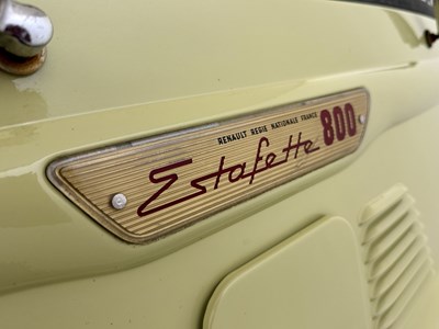 Lot 1963 Renault Estafette