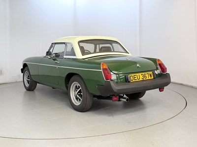 Lot 1980 MG B Roadster