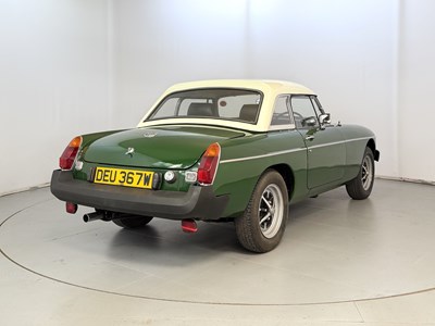 Lot 1980 MG B Roadster