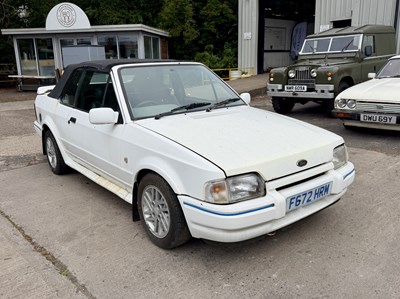 Lot 105 - 1989 Ford Escort XR3i Cabriolet - NO RESERVE