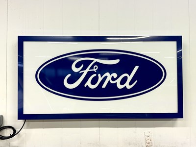 Lot 74 - Illuminated Garage Sign Ford - NO RESERVE