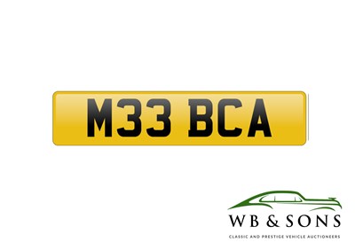 Lot 31 - REGISTRATION - M33 BCA- NO RESERVE