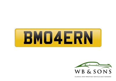 Lot 137 - REGISTRATION - BM04 ERN - NO RESERVE