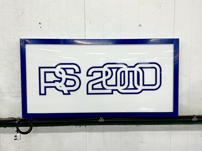 Lot 55 - Illuminated Garage Sign RS 2000 - NO RESERVE