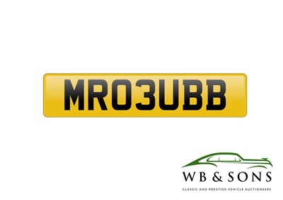 Lot 114 - REGISTRATION -MR03 UBB